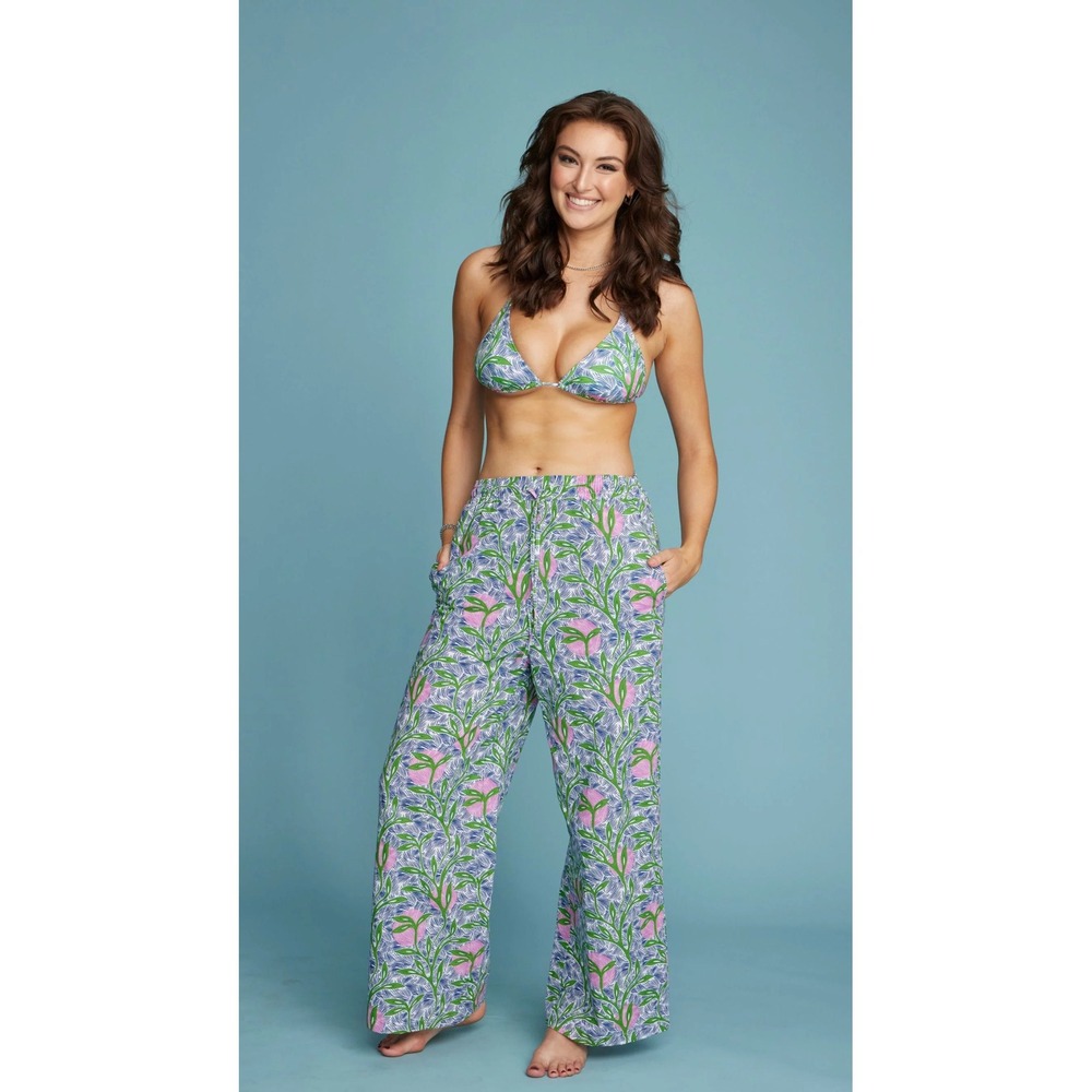 Liberty & Justice The Ainatou Pant Wide Leg Cotton‎ Pants Small NWT